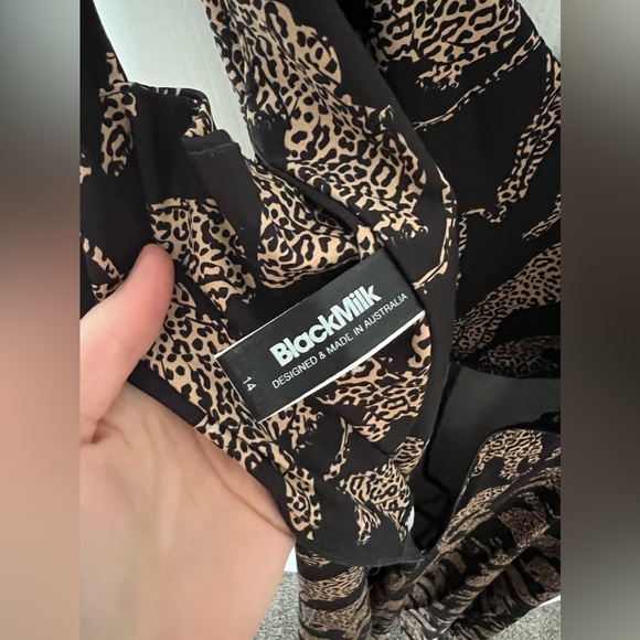 Blackmilk Leaping Leopards Tie Jumpsuit - Picture 4 of 4